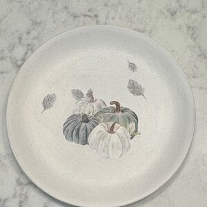 Autumn Pumpkin Decorative Plate
